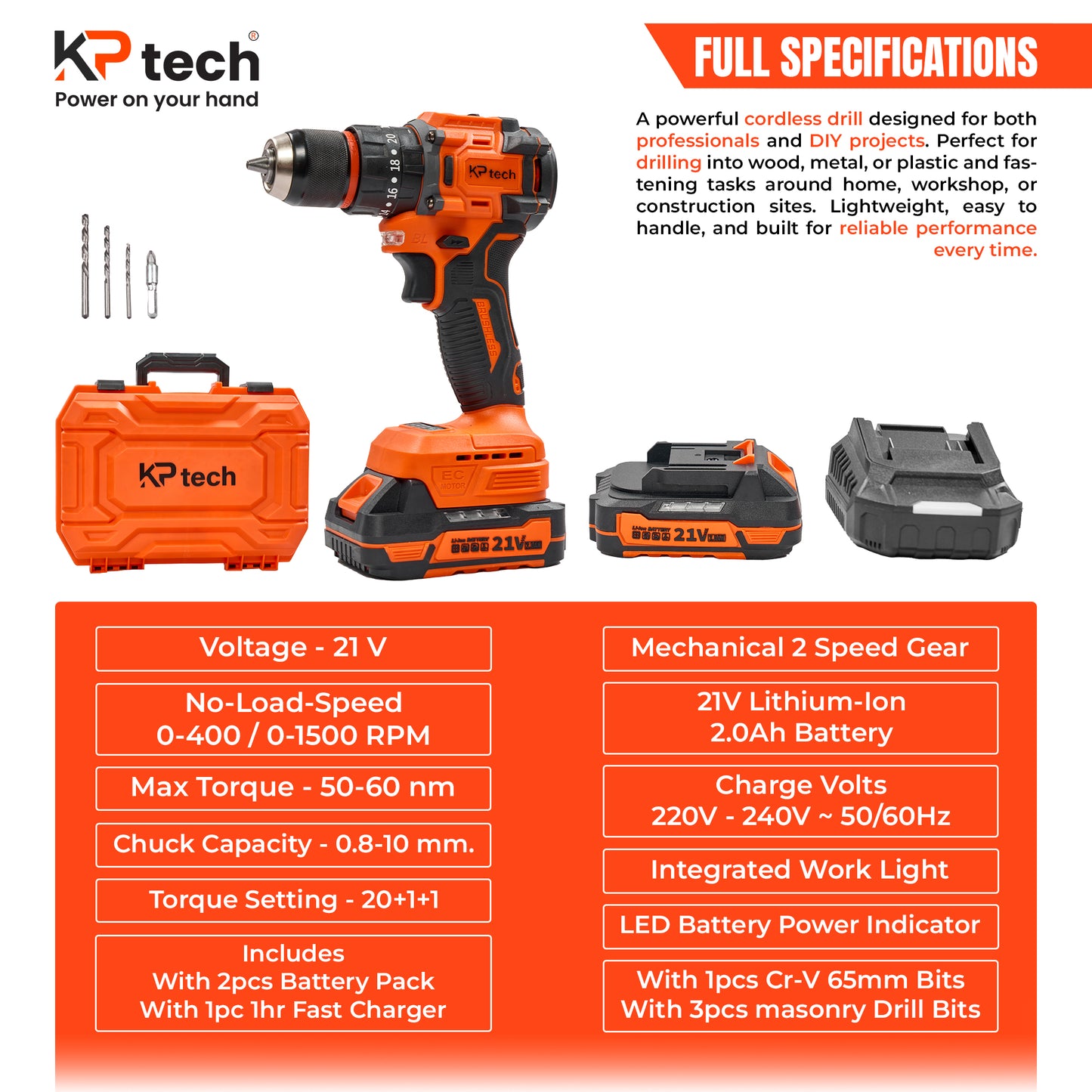 Cordless Drill BK-CLID2160