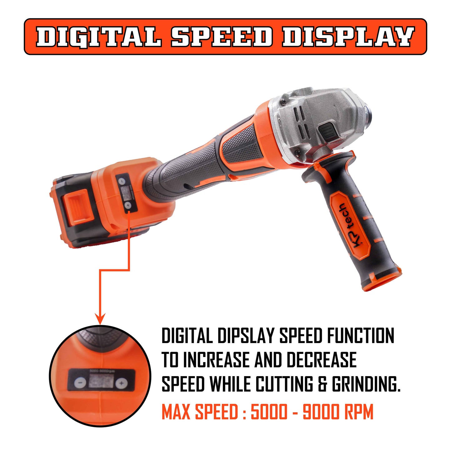 Cordless Angle Grinder 20V