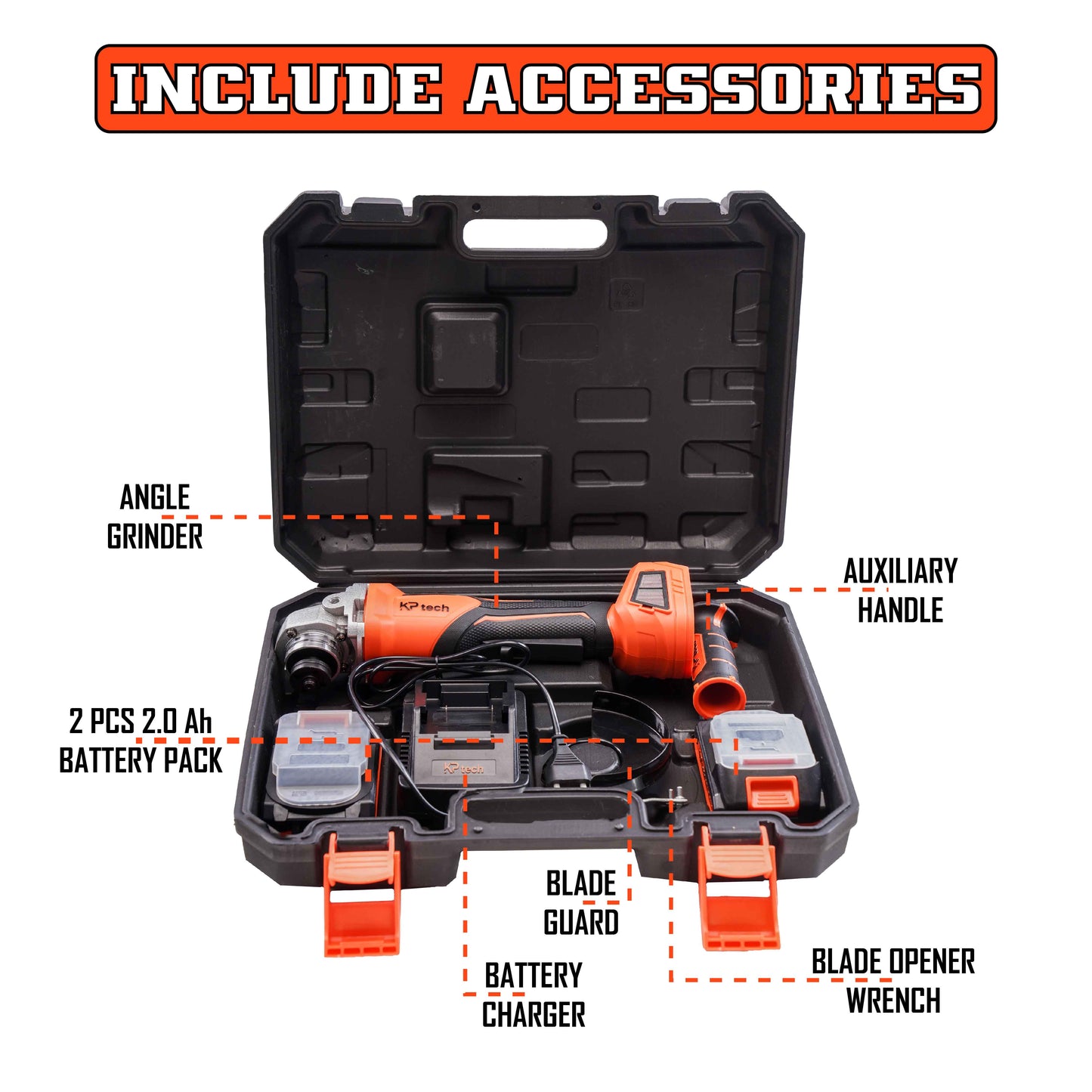 Cordless Angle Grinder 20V
