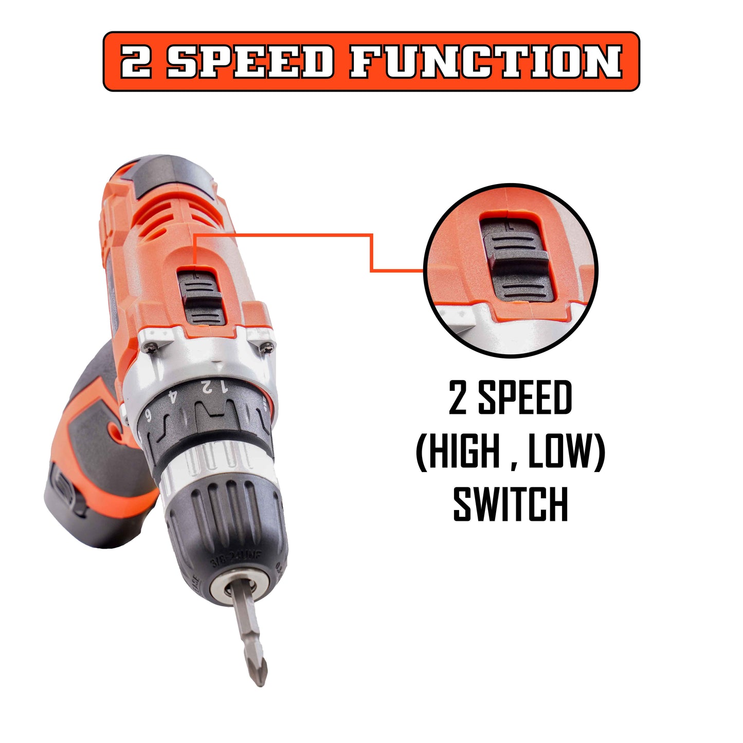Cordless Drill 12V | 22NM Torque