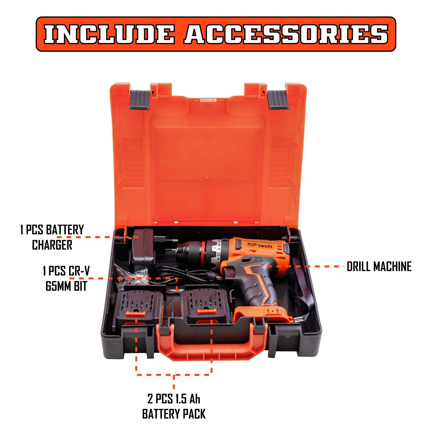Cordless Drill 12V | 35NM Torque