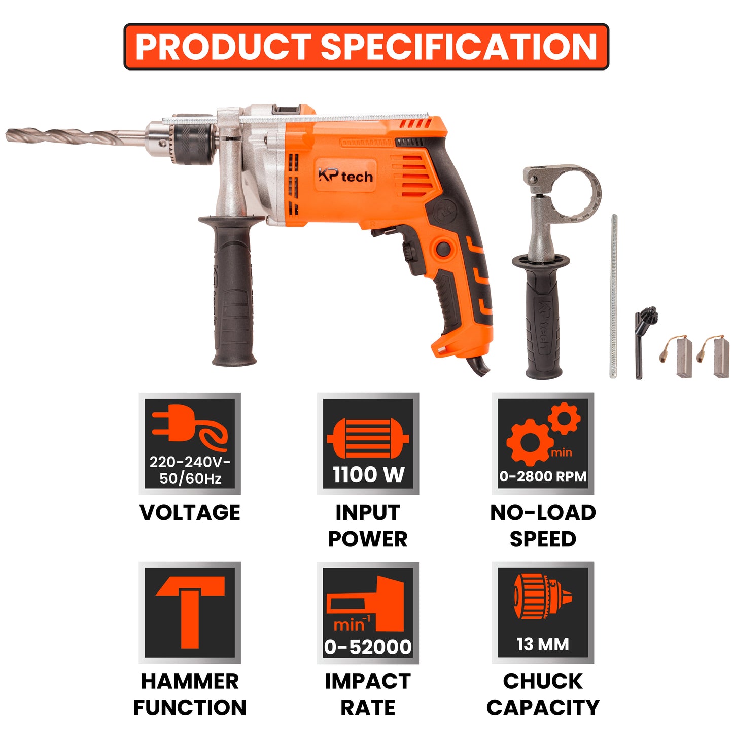 Impact Drill 1100W