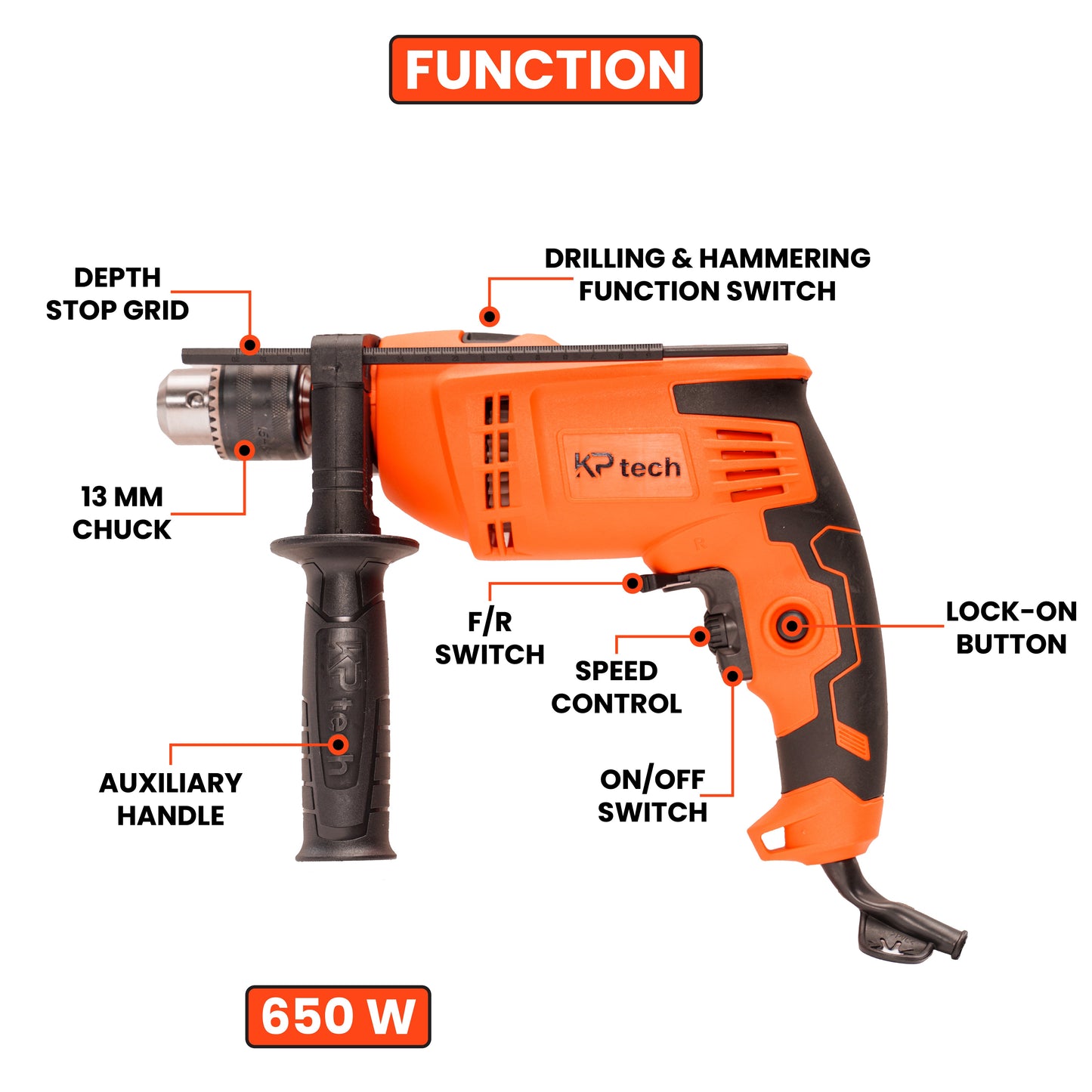 Impact Drill 650W