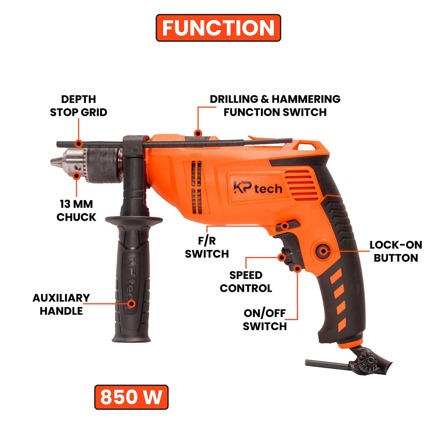 Impact Drill 850W
