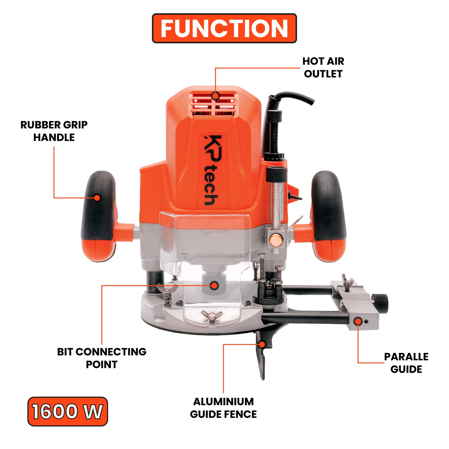 Electric router 1600W