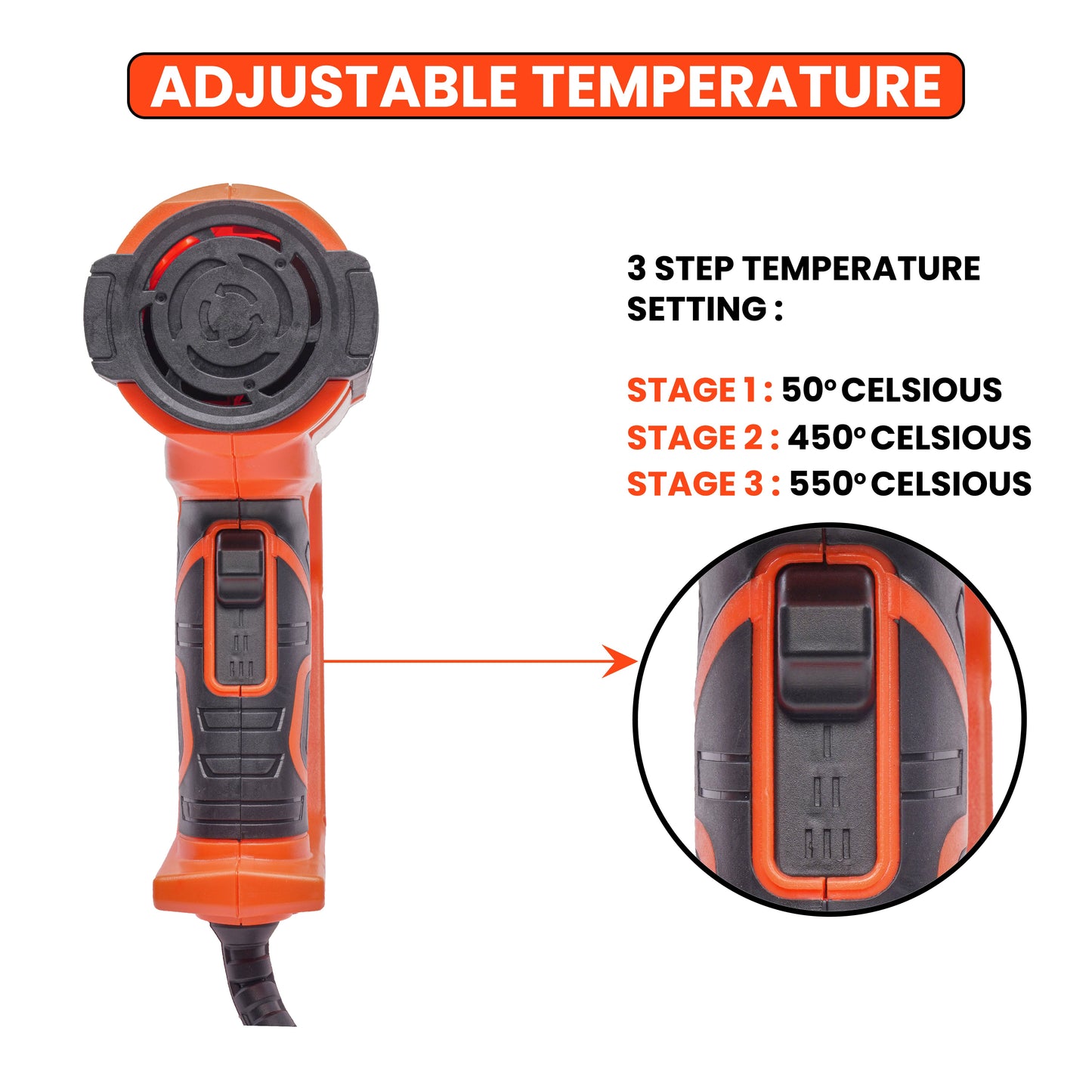 Heat gun 2000W