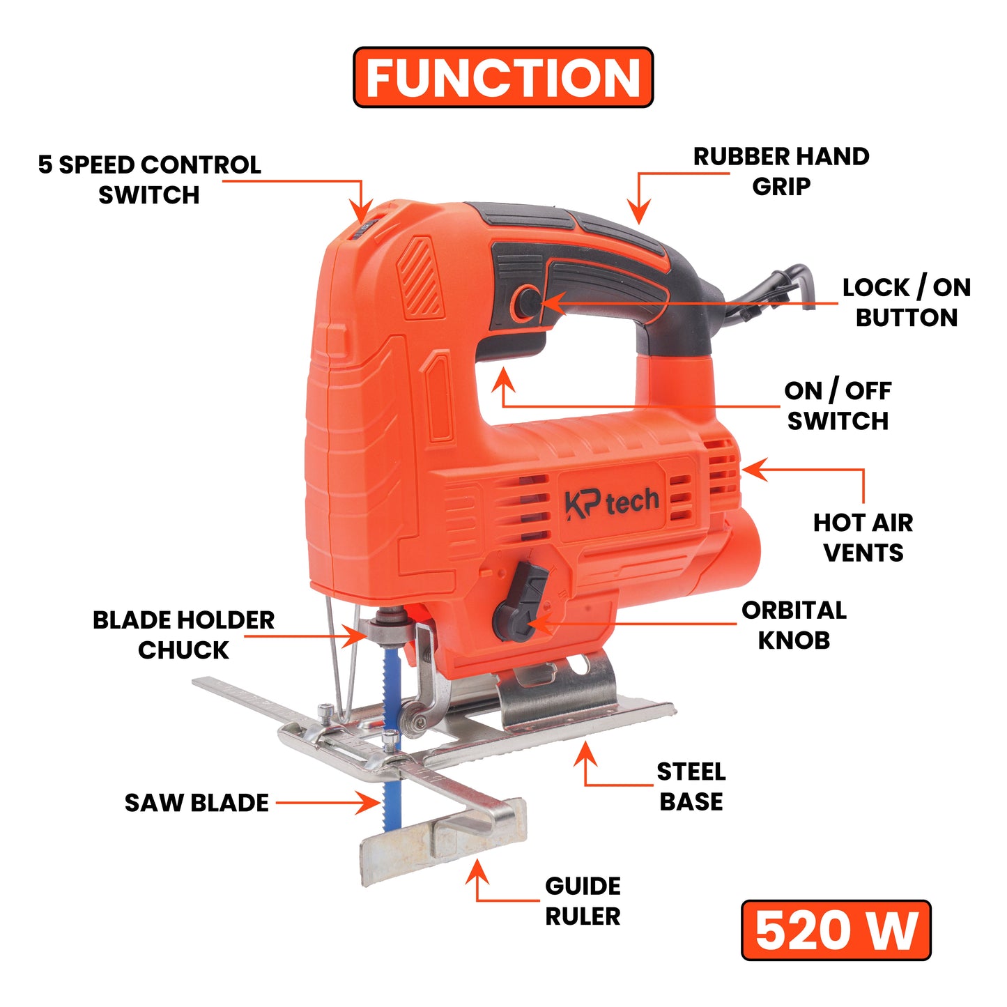 Jig Saw 520W