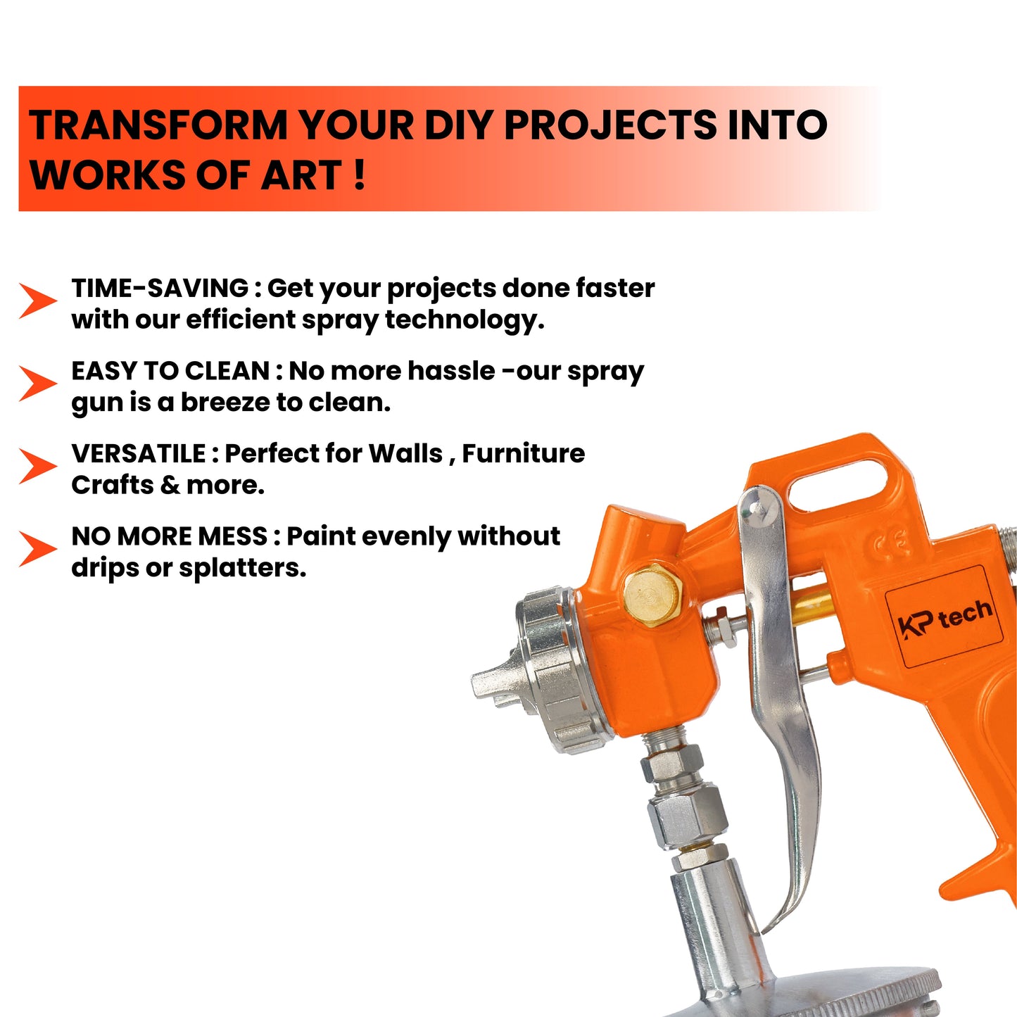 Air spray gun 1000cc