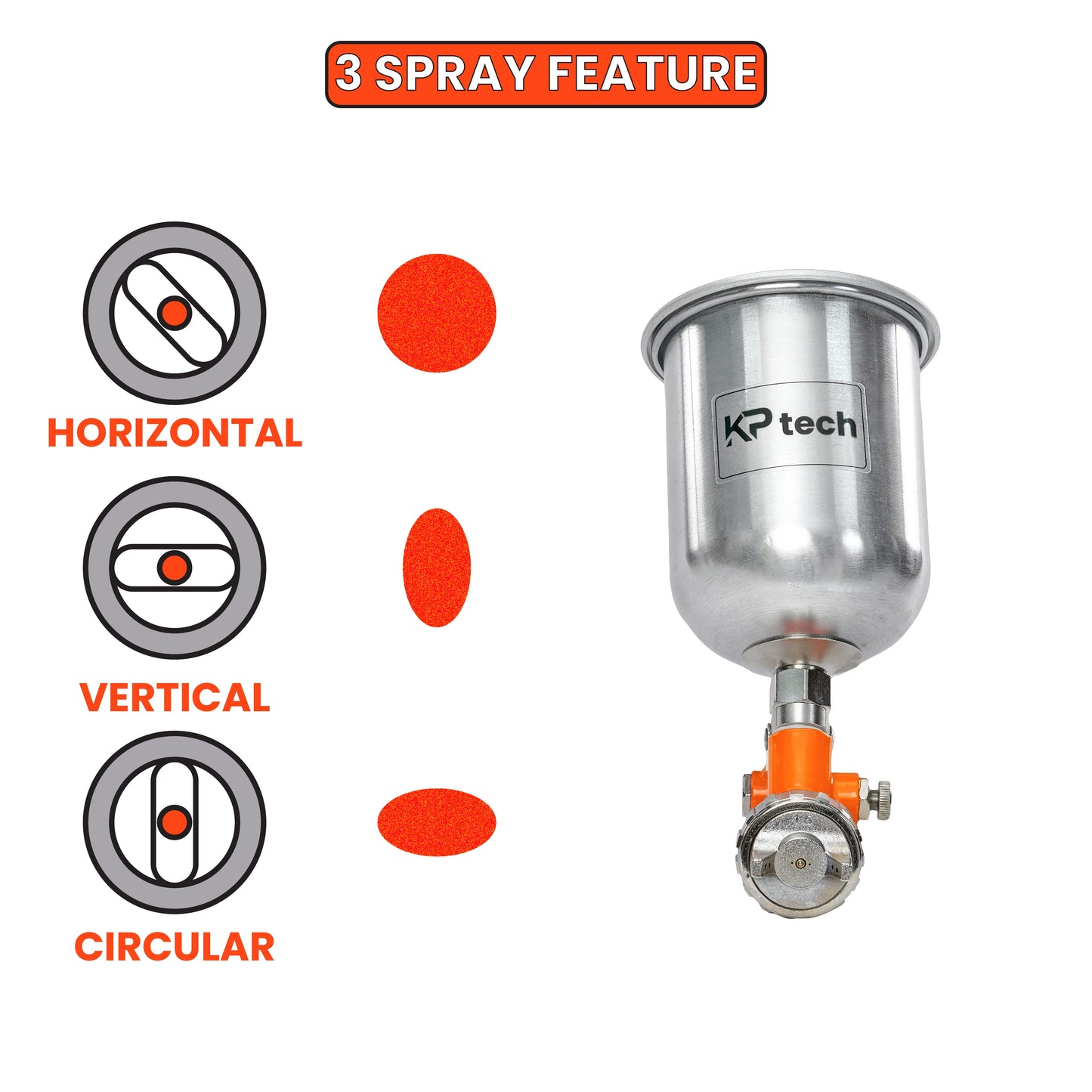 Air spray gun 500cc