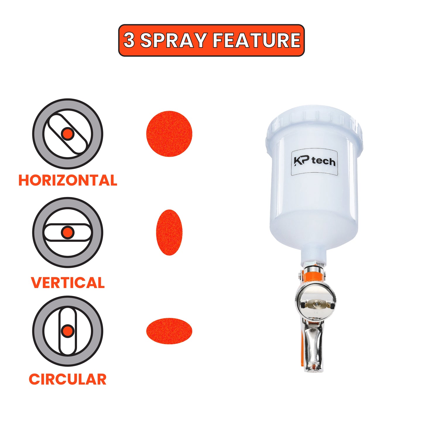Air spray gun 600cc