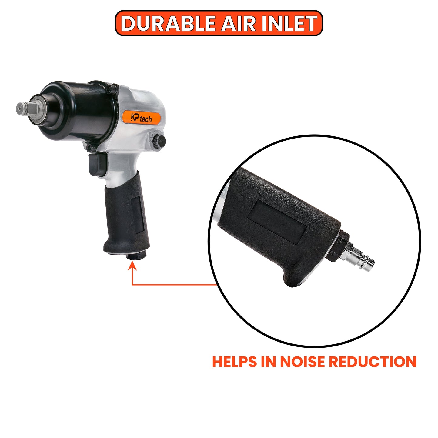 Air Impact wrench 610Nm(650ft)