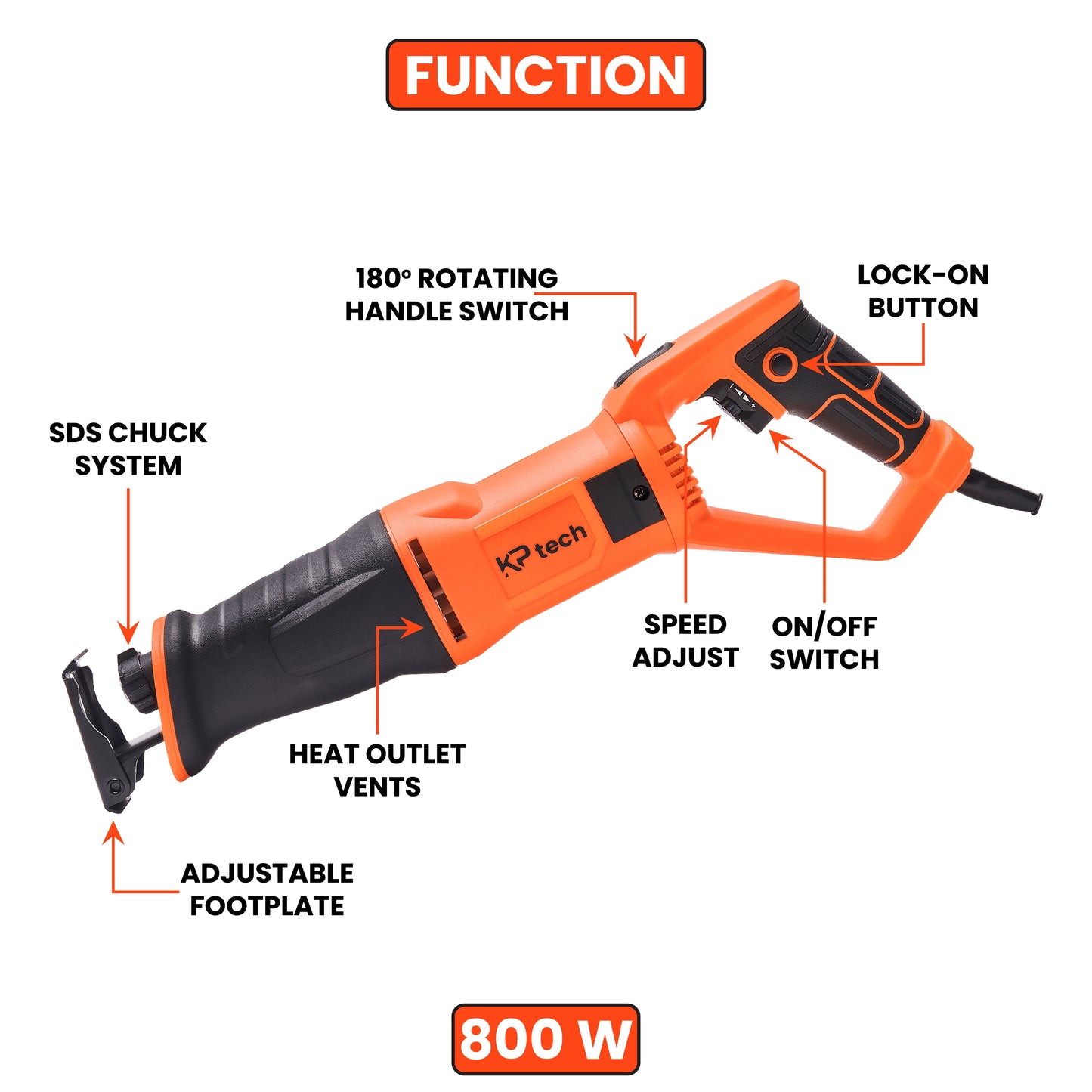 Reciprocating Saw 800W