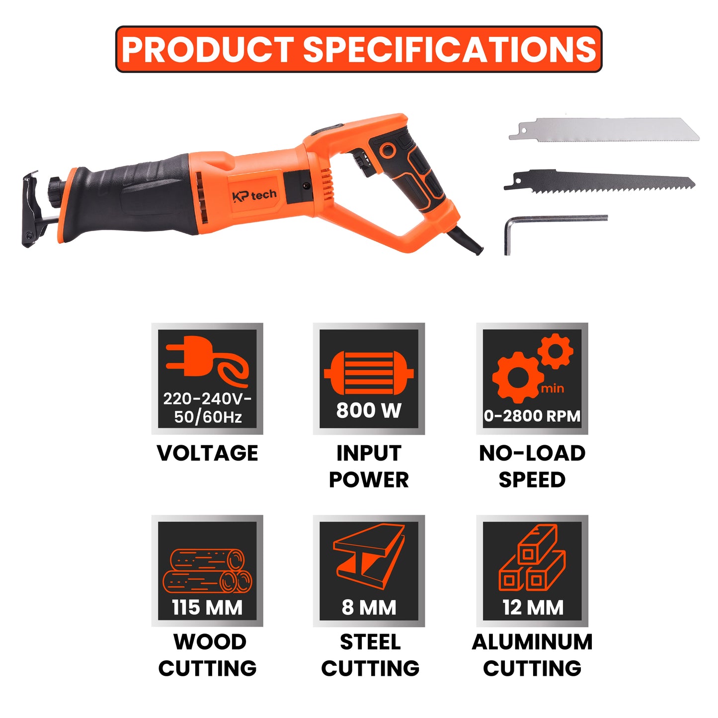 Reciprocating Saw 800W