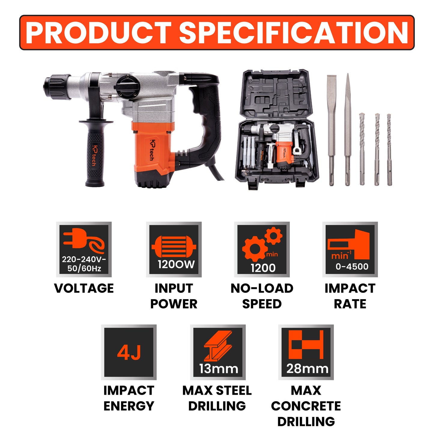Rotary Hammer 1200W
