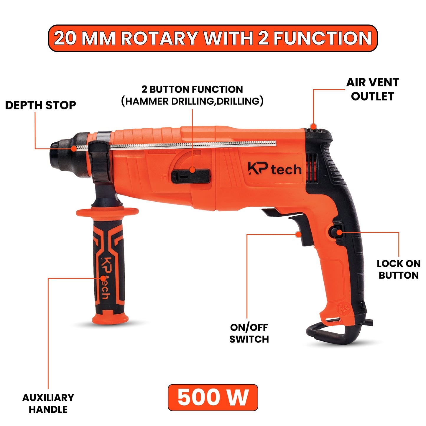 Rotary Hammer 500W