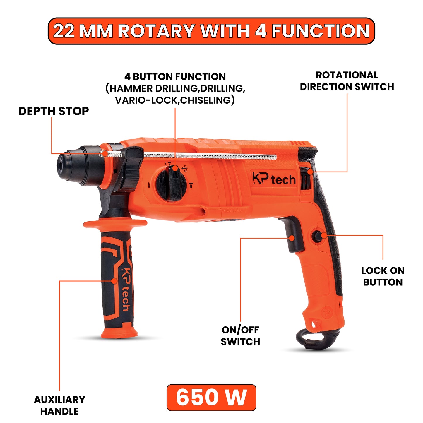 Rotary Hammer 650W