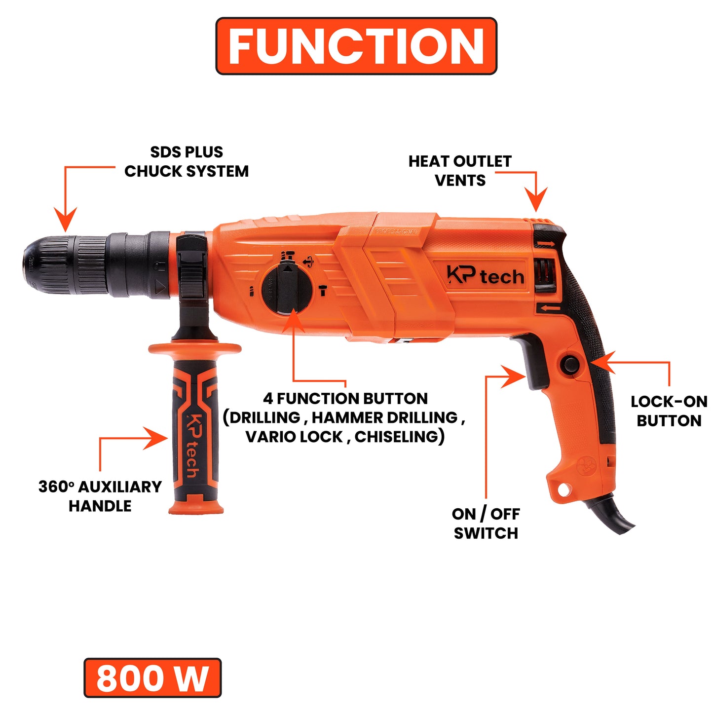 Rotary Hammer 800W