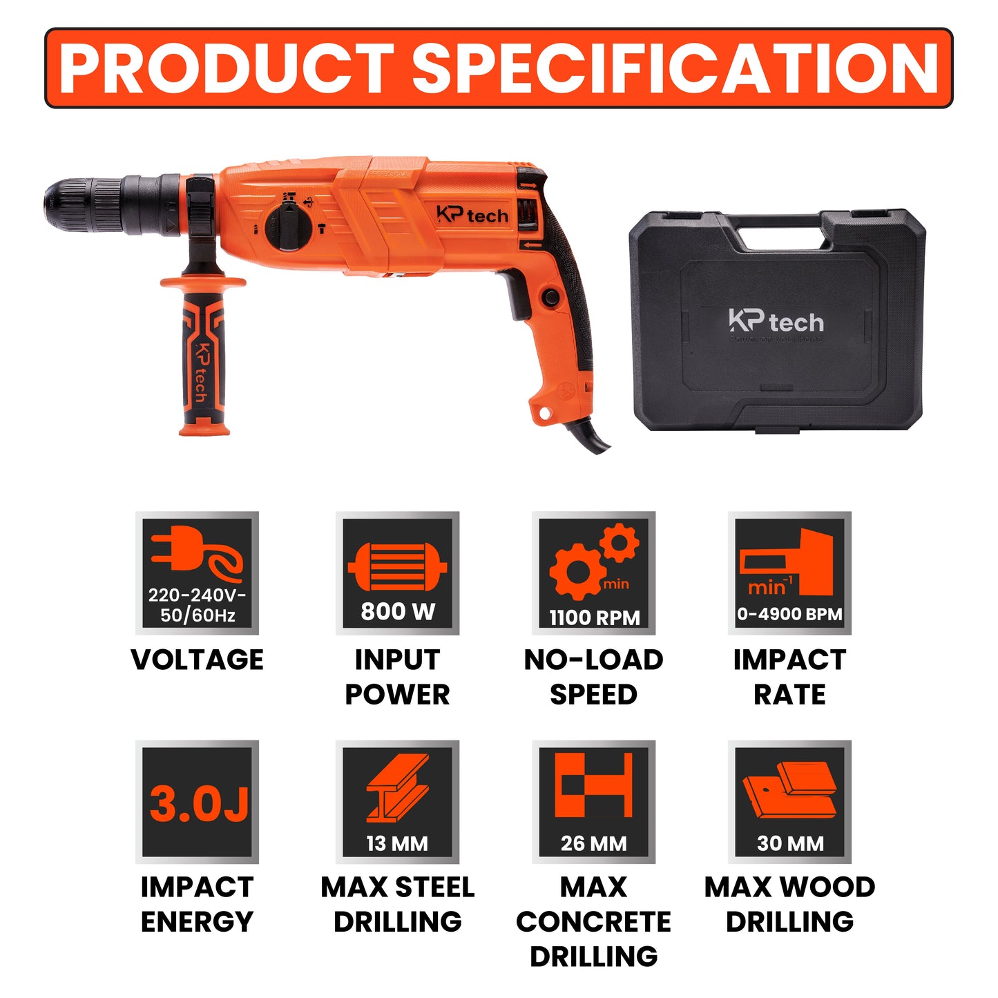 Rotary Hammer 800W