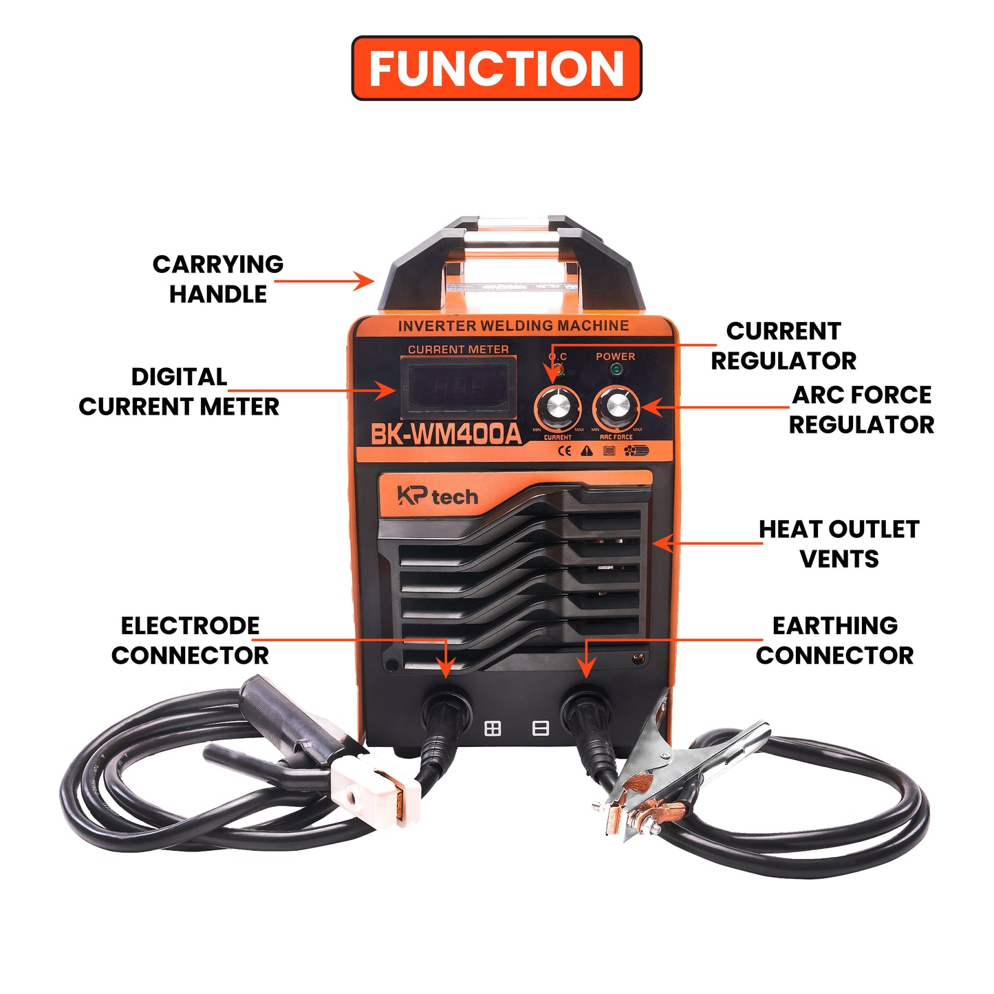 Inverter MMA single phase welding machine | 32.4-400A