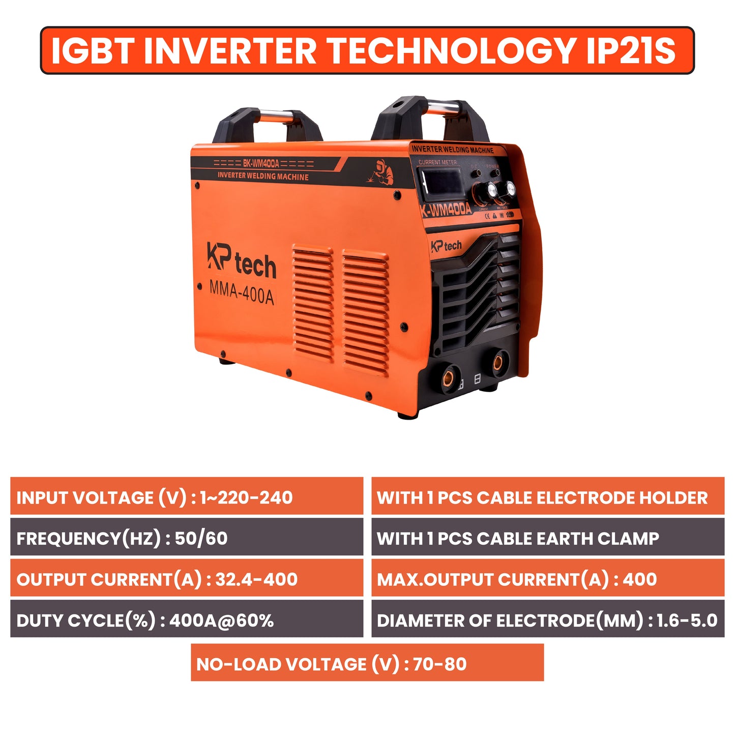 Inverter MMA single phase welding machine | 32.4-400A