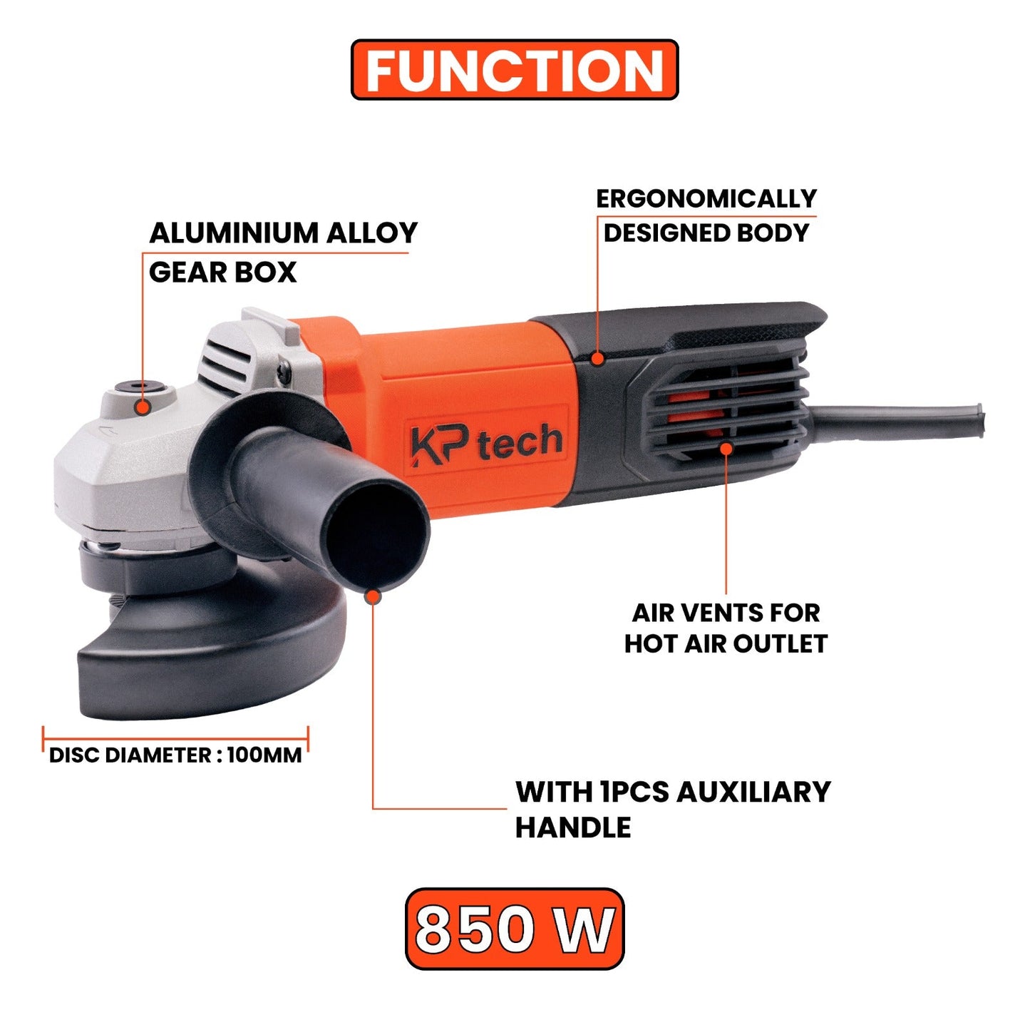 Angle Grinder 900W | 12000rpm