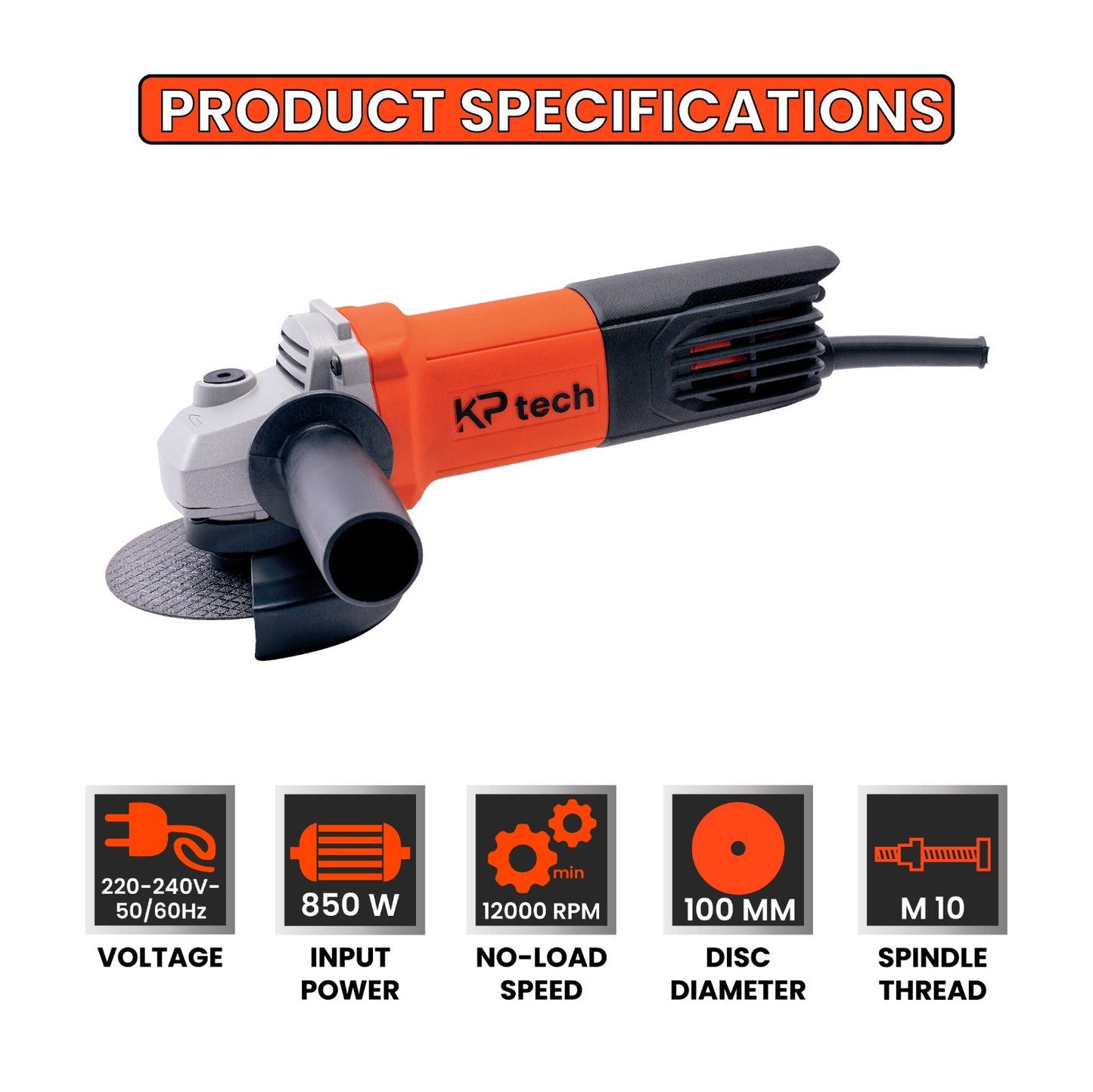 Angle Grinder 900W | 12000rpm