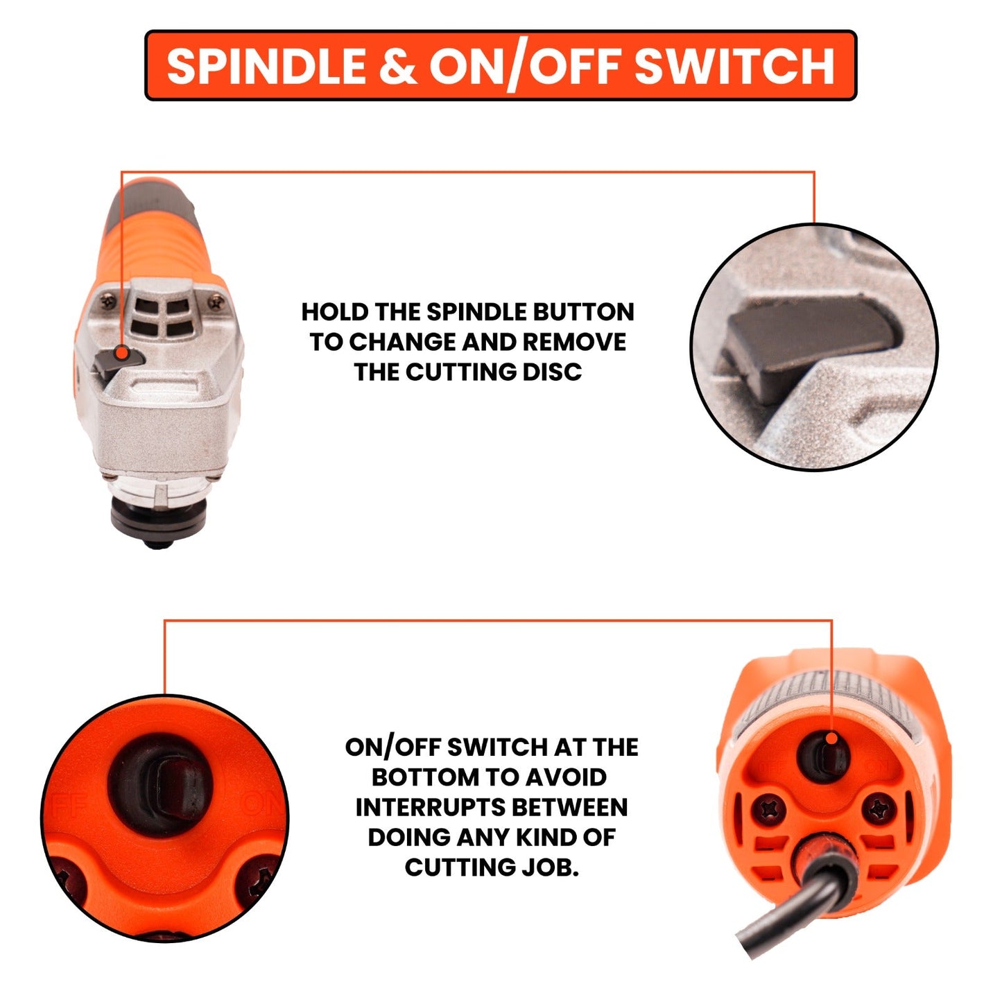 Angle Grinder 900W | 12000rpm