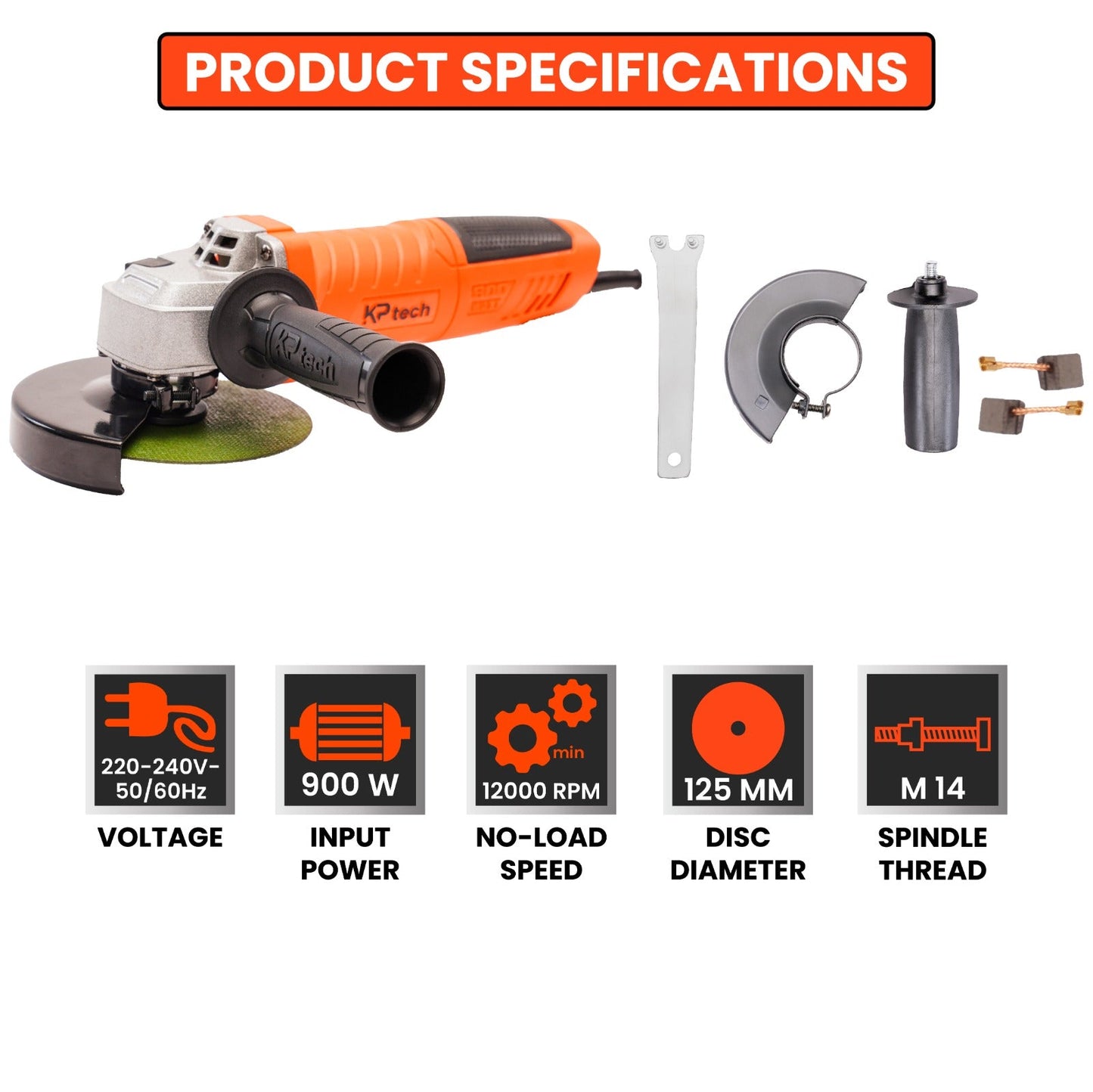 Angle Grinder 900W | 12000rpm