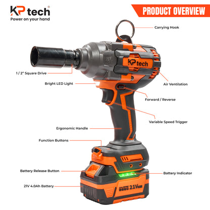 Cordless Impact Wrench BK-CIW2110-4AH