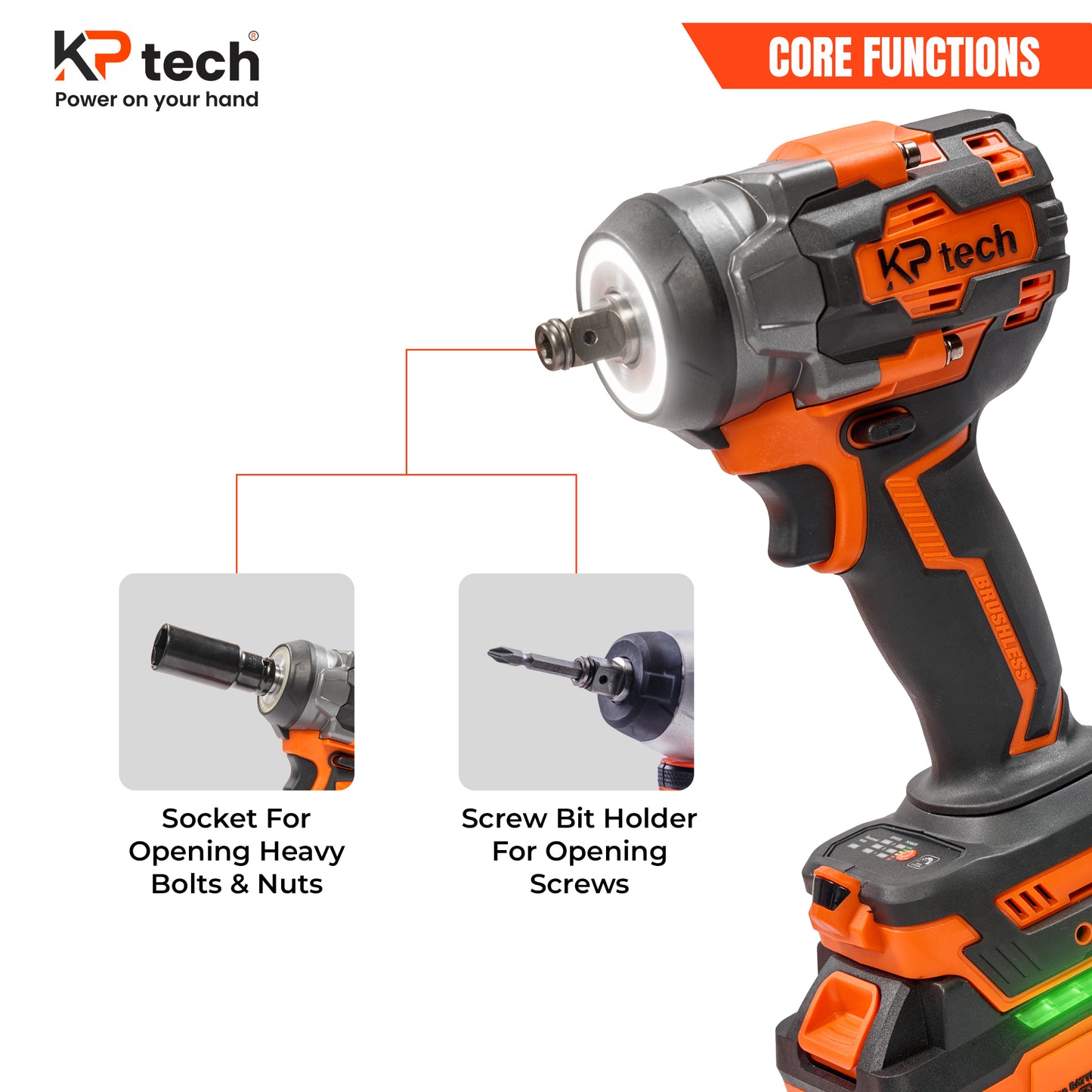 Cordless Impact Wrench BK-CIW2150-4AH