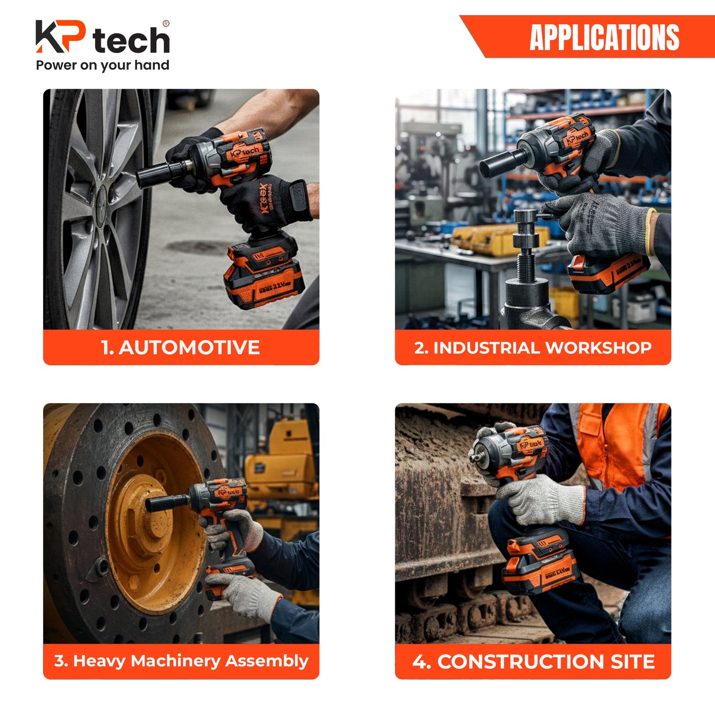 Cordless Impact Wrench BK-CIW2150-3AH