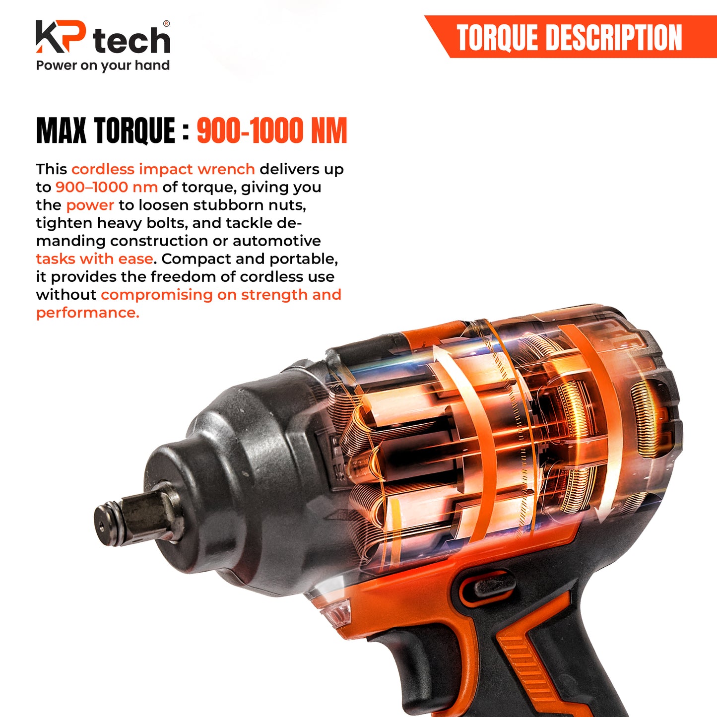 Cordless Impact Wrench BK-CIW2110-4AH