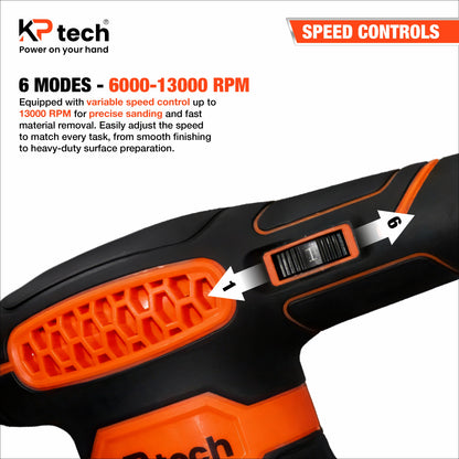 Orbital Sander 320W, 125mm | 5" BK-OS125