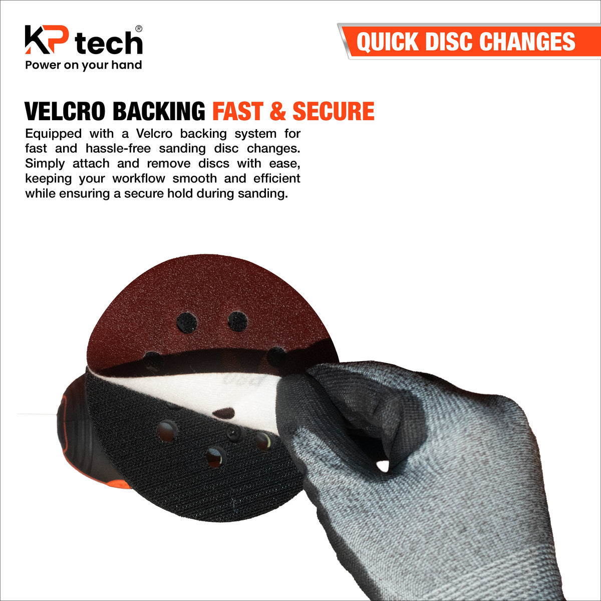 Orbital Sander 320W, 125mm | 5" BK-OS125