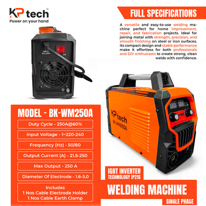 Welding Machine 250A | Single Phase | BK-WM250A