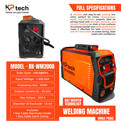 Welding Machine 200A | Single Phase | BK-WM200A