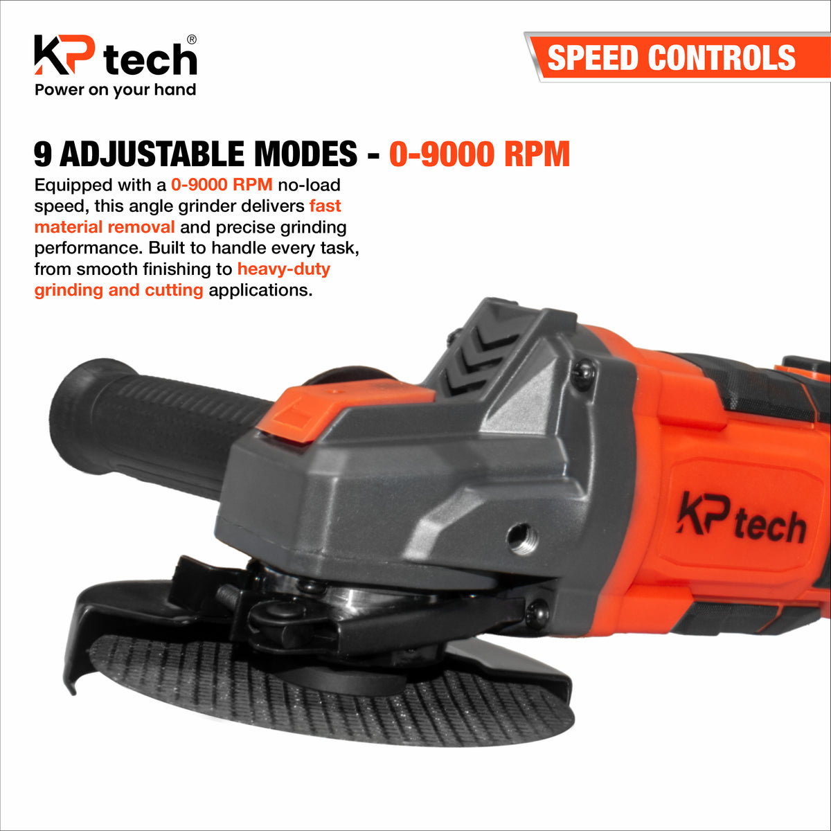 Cordless Angle Grinder 21V 4.0Ah, 100mm | 4", BK-CLG102