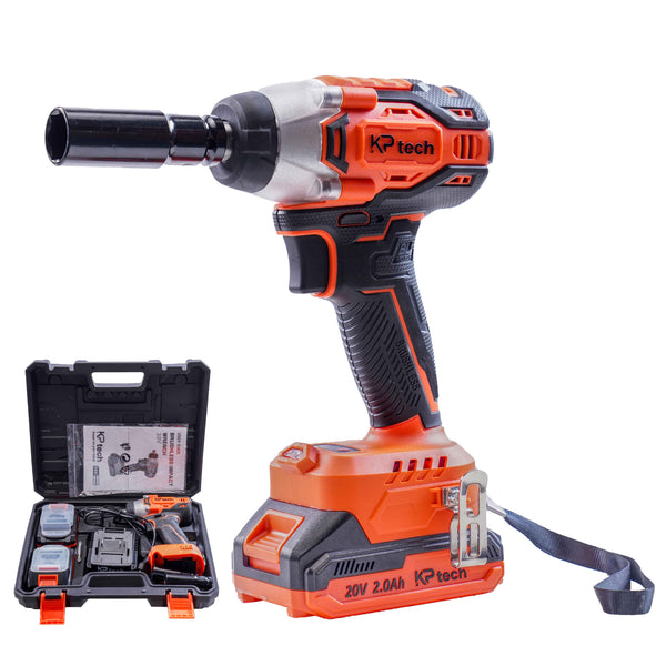 2 in 1 Cordless Impact Wrench + Screw Driver 20V – KP Tech Tools