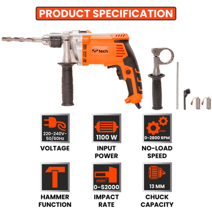 Impact Drill 1100W