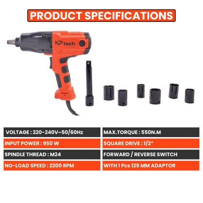Impact wrench 950W