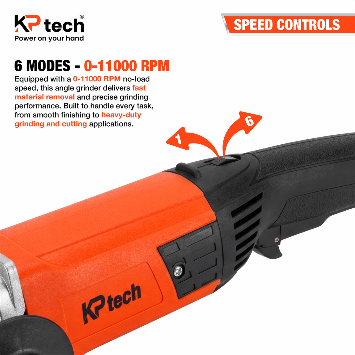 Angle Grinder 1200W BK-G1200