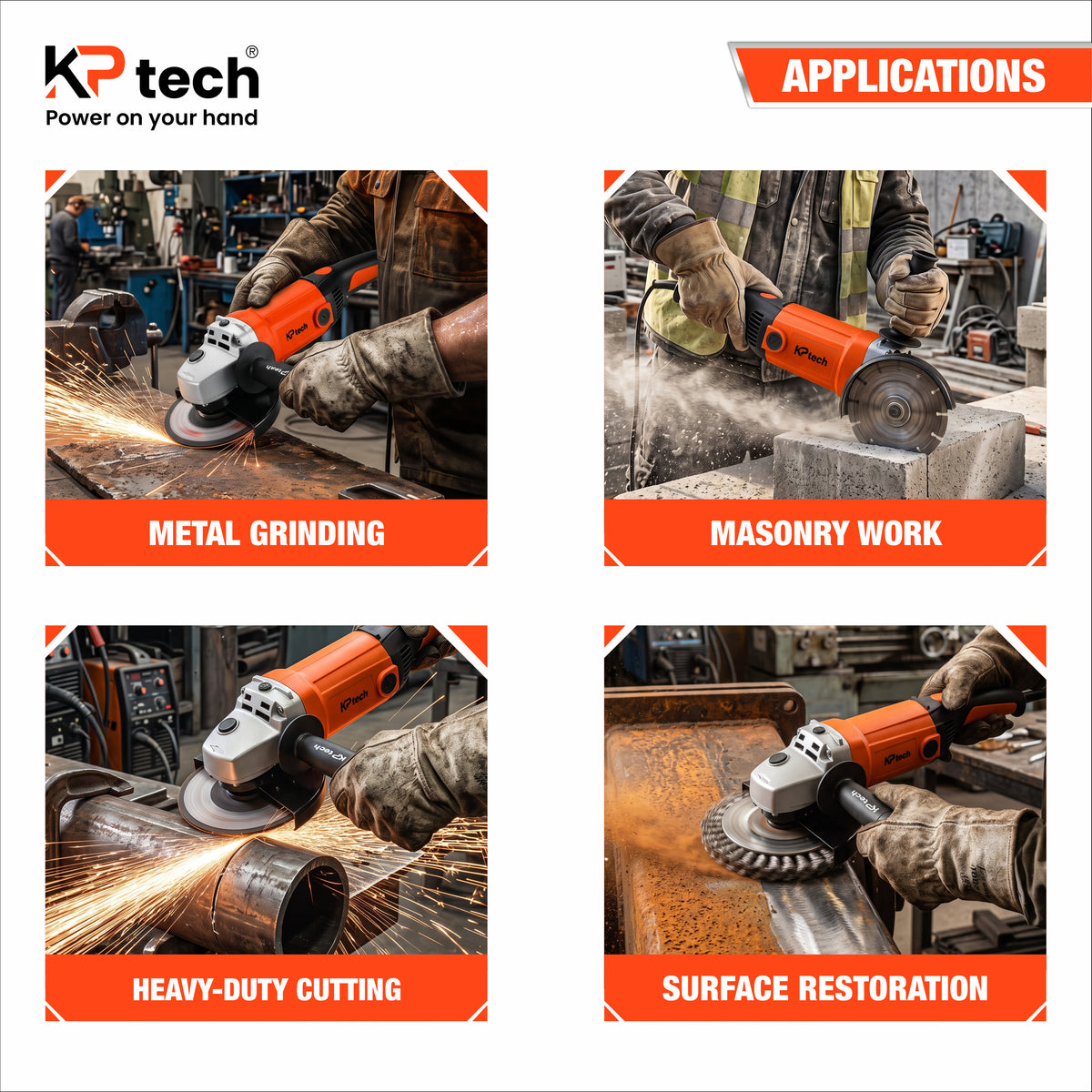 Angle Grinder 2200W, 180 mm | 7" BK-G22007
