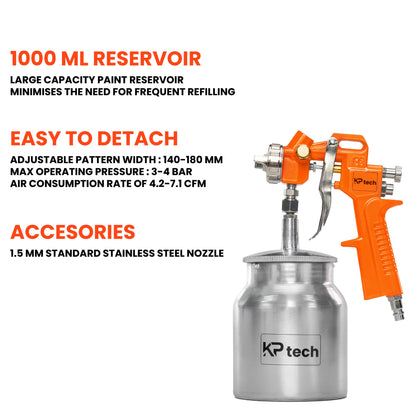 Air spray gun 1000cc
