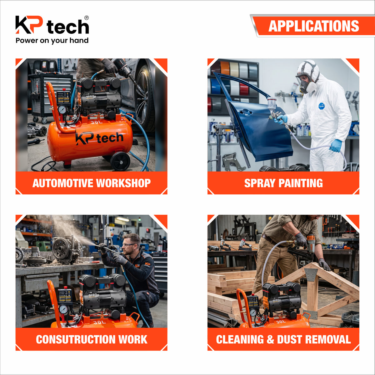 Air Compressor 30L | 1280W | BK-AC30L