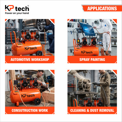 Air Compressor 50L-2 | 980+980 W | BK-AC50L-2