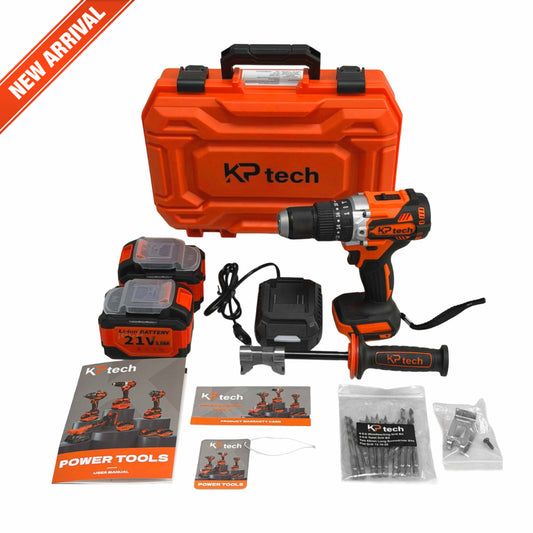 Cordless Impact Drill 21V 5.0Ah | 120 NM | 0-450, 450-1500 RPM | BK-CID13120