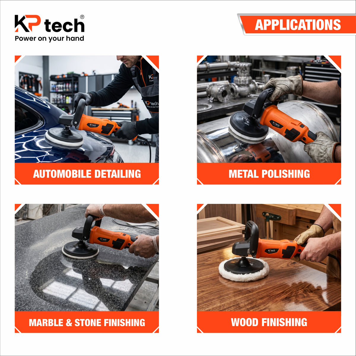 Angle Polisher 1400W | 180mm(7") | BK-CP1400