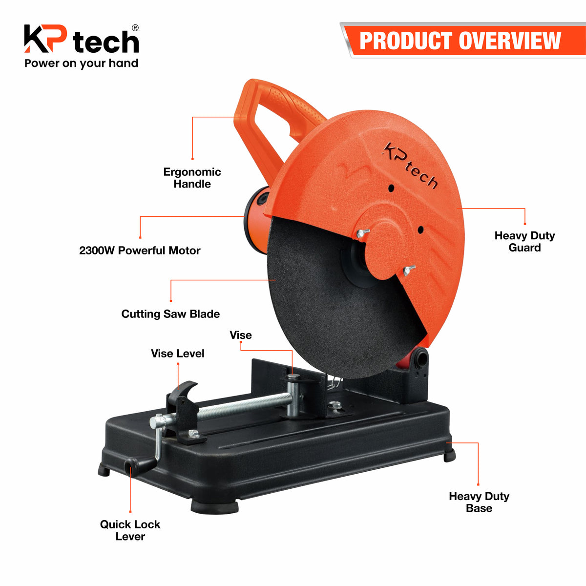 Cut Off Saw 2300W, 355 mm, BK-CP2300
