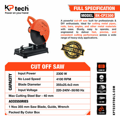 Cut Off Saw 2300W, 355 mm, BK-CP2300