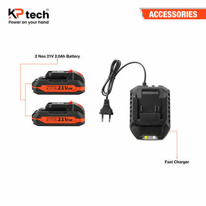 Cordless Tile Vibrator 21V 2.0Ah | 0-15000 VPM | BK-CTV3001